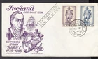 Ireland 1956 John Barry FDC   (SG162-163)