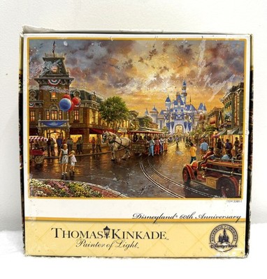 Thomas Kinkade Disney Parks Disneyland 60th Anniversary 1000 Pc