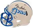 Barry Sanders Signed Lions RETRO Riddell Mini Helmet - (On Lions Side) (SS COA)