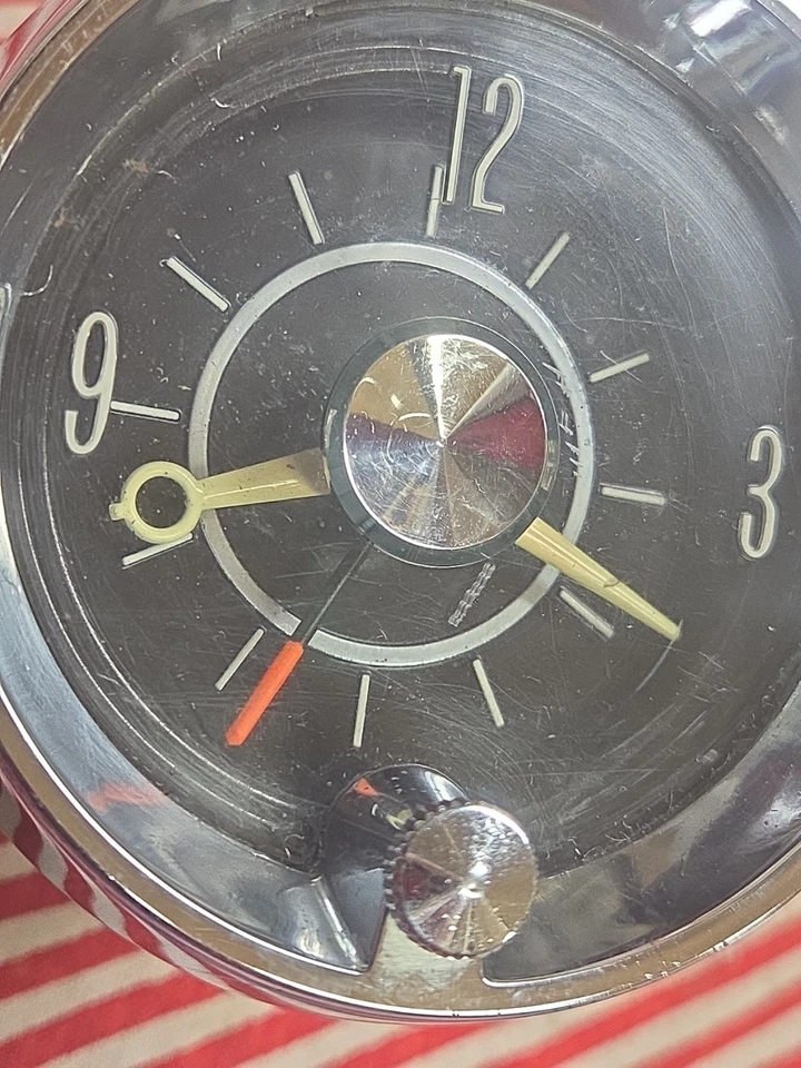 1961 1962 1963 1964 CADILLAC DEVILLE 60 SPECIAL ELDORADO DASH CLOCK Serviced  - Image 2 of 4