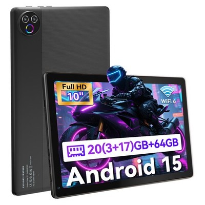 10'' IPS Tablet Pad 16GB RAM 64GB ROM 1TB TF Dual Camera 5G Wifi Parent Control