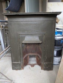 Cast Iron Victorian style Open Fire Surround / Mantel