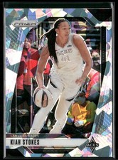 Kiah Stokes 2024 Panini Prizm WNBA Ice Prizms #122 Las Vegas Aces