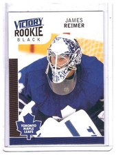 James Reimer 2009-10 Upper Deck Victory Rookie Black Parallel Card #336