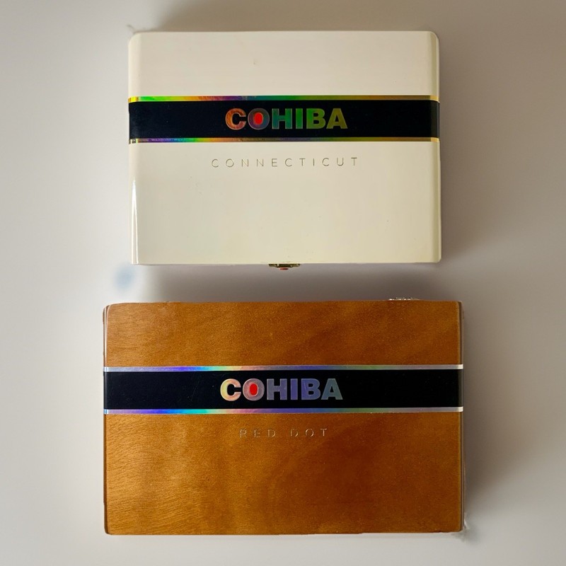 Cohiba Red Dot Toro 12.25" x 8" x 2" & Connecticut 10.17” x 7.75” x 1.75” BOTH