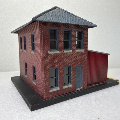 HO Scale Building Brick Built Factory Two Story Office Store House Detailed 1:87