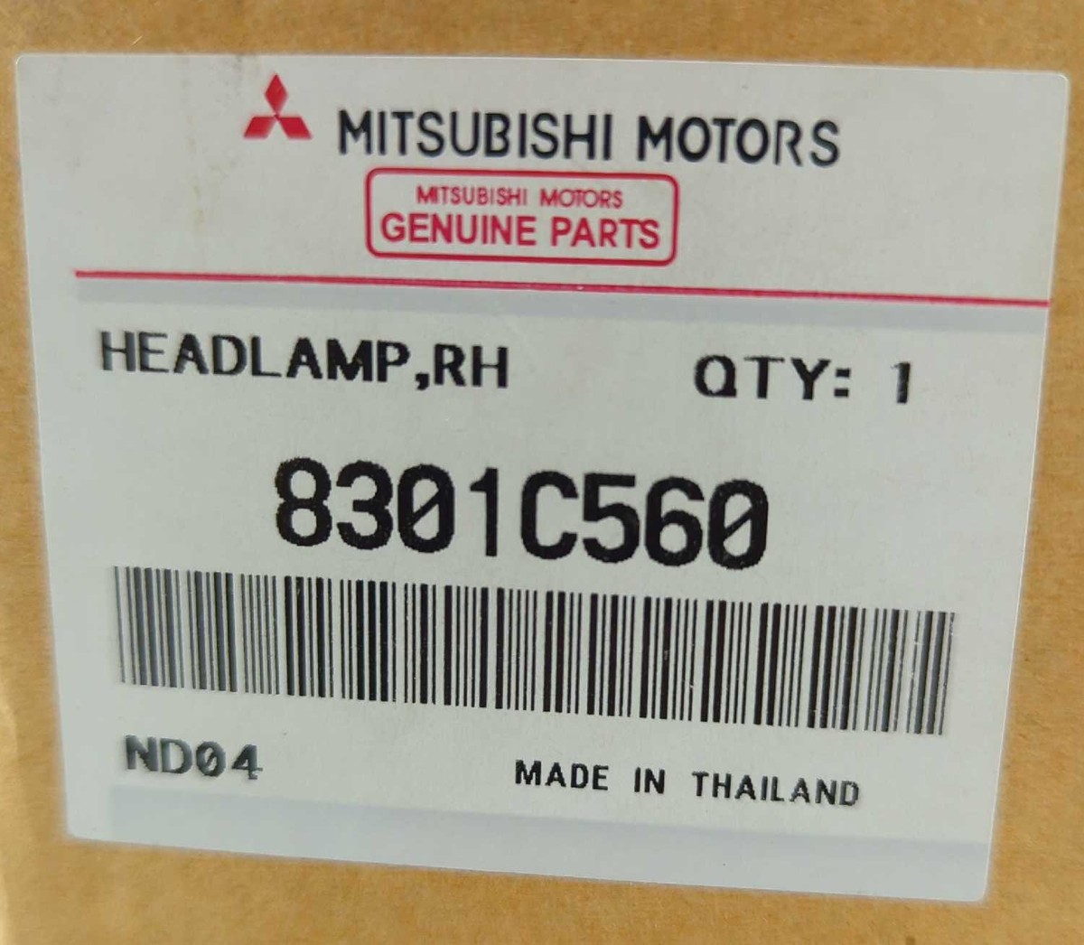 New OEM Xenon Headlight Mitsubishi Montero Sport Pajero 2008-2015