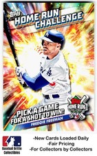2024 Topps #HRC-12 Freddie Freeman Home Run Challenge Los Angeles Dodgers