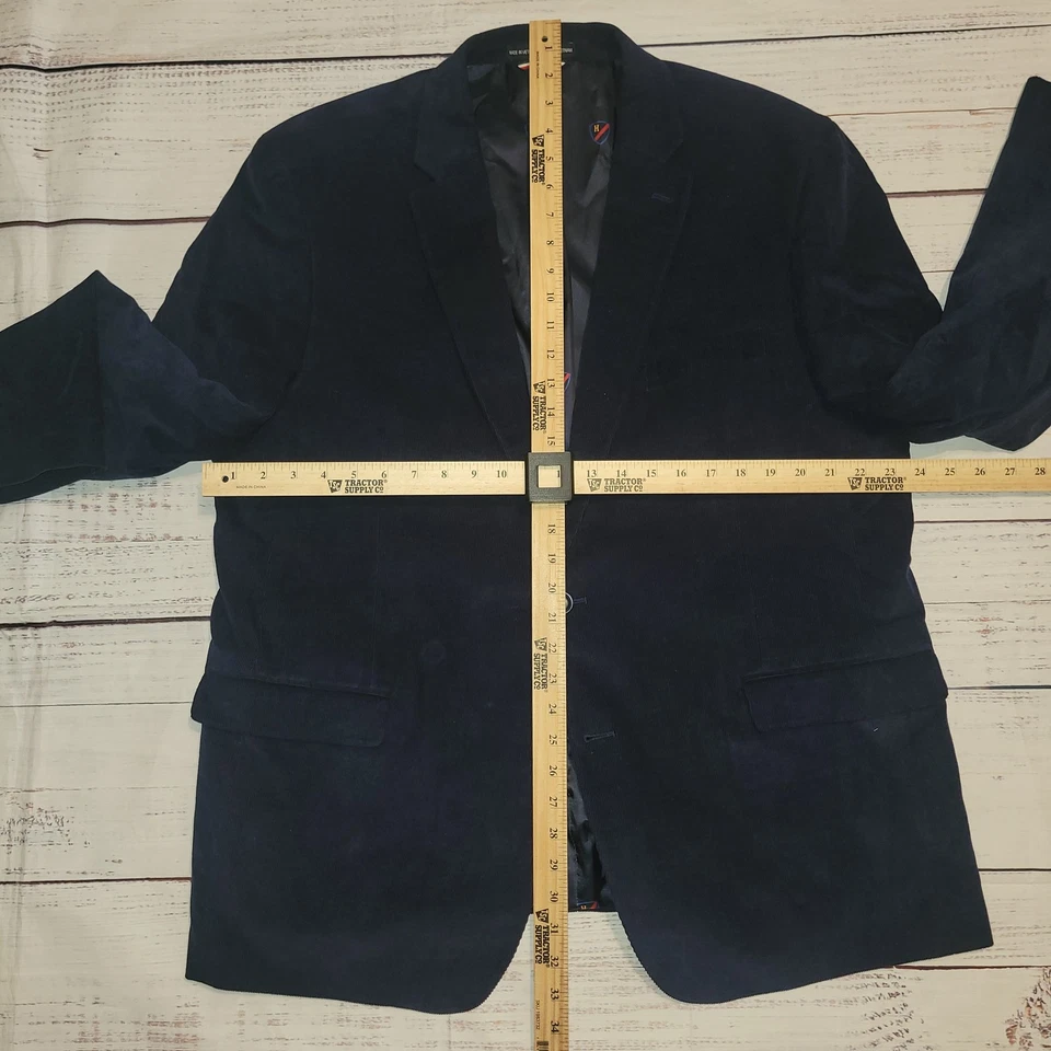 Tommy Hilfiger Blazer Para Hombre XL Pana Abrigo Deportivo Chaqueta Clásica DEFECTUOSO Foto 4 de 4