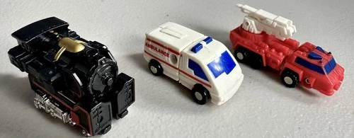Rescue Patrol Vintage Transformers G1 Micromasters Set 1989 Plus Die Cast Robo