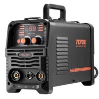 MIG Welder, 130Amp Synergic Mig Welding Machine, 3-in-1 Flux Core MIG/Stick/Lift