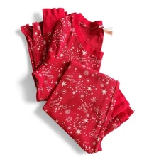 Victoria's Secret Red Thermal Pajamas Cotton Winter  Set  Women’s Size M