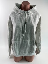 Victoria's Secret PINK Long Sleeve Full Zip Hoodie Sweatshirt Gray M NWT