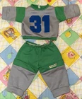 Vintage Jesmar Cabbage Patch Kids Green/Grey 31 Tracksuit Set