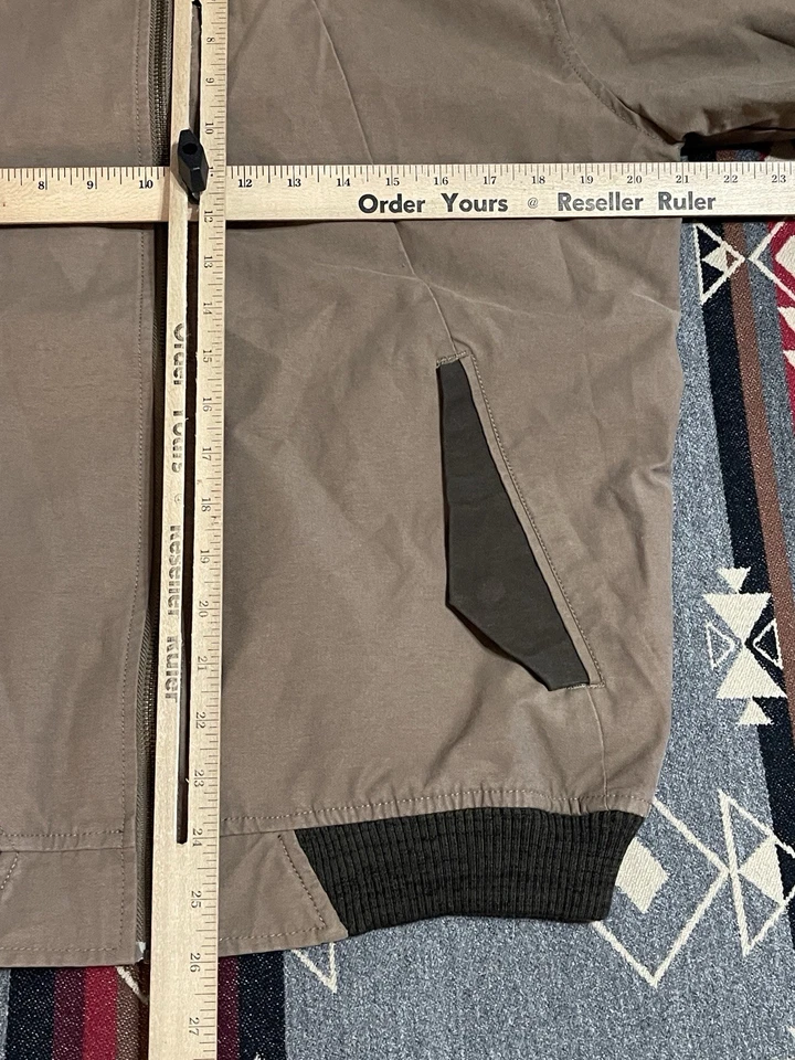 Chaqueta de bombardero Volcom Mocha marrón Bombax surf monopatín talla M para hombre T42 Foto 2 de 4