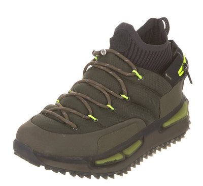 Moncler X Adidas Nylon Sock Sneakers Green Size 10