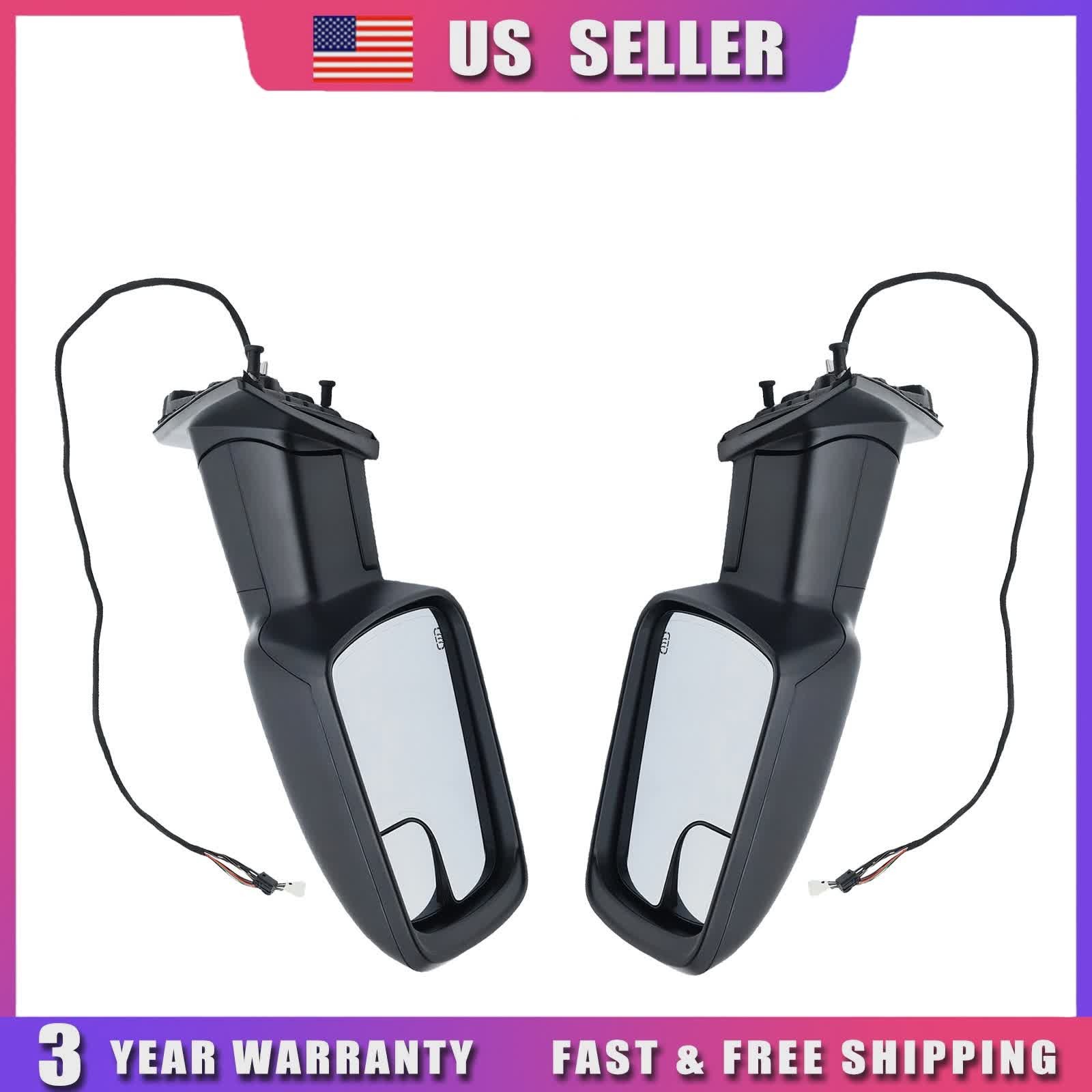Mirrors w/Heated Turn Signal Left & Right Side For 2019-2024 Ram 1500 Pair thumbnail 4