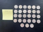 1945-S Mercury 90% Silver Dimes (LOT OF 27)