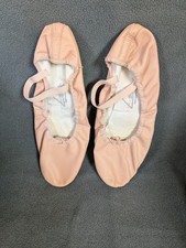 Leo's 065 Pink 8.5 B Adult Leather Ballet Shoe