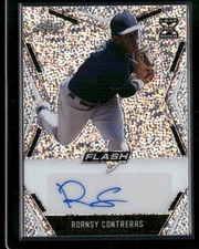 2021 Leaf Flash Roansy Contreras #BA-RC1 Auto Flashback Base Autographs Silver