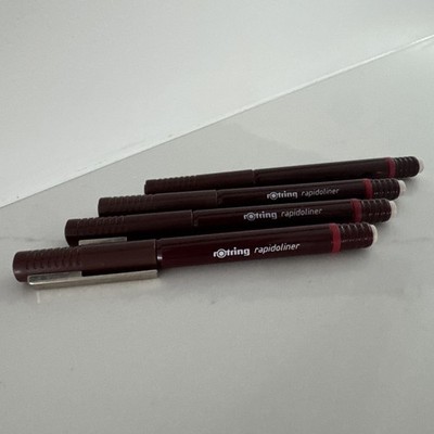 Rotring Pen Rapidoliner 0.5 SET OF 4 Black Ink