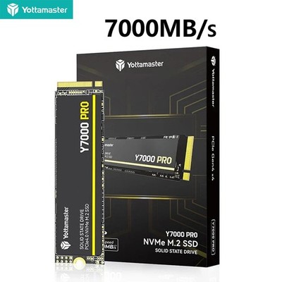 M.2 SSD PCIe 4.0 4TB NVMe 2280 Heatsink Interne Festplatte für PS5 7000 MB/s