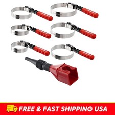 Set Of 7 Swivel Oil Filter Wrench 2-16 - 5-14 6 Size Oil Filter Remover Tool Set Of 7 Swivel Oil Filter Wrench 2-16 - 5-14 6 Size Oil Filter Remover Tool