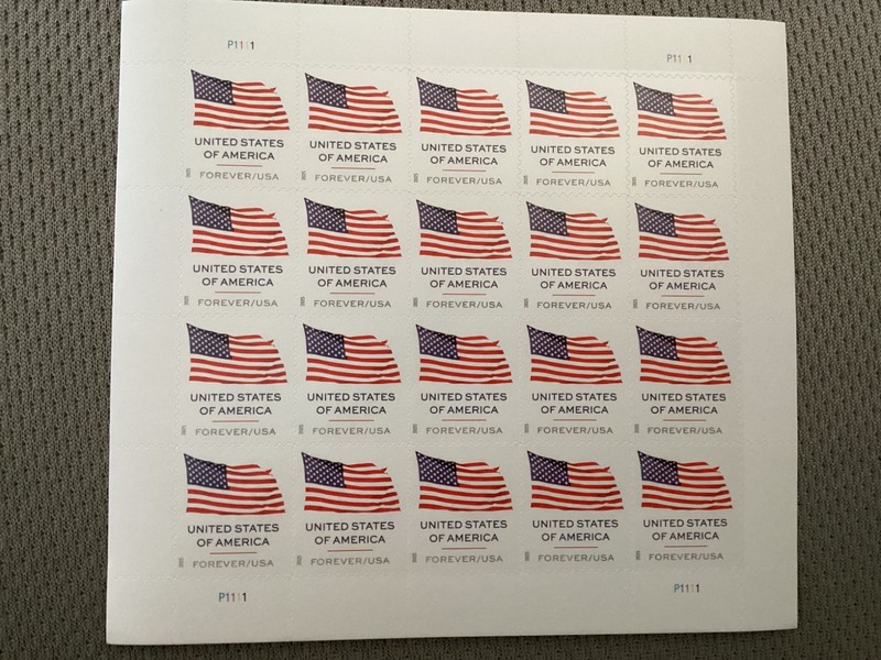 20 - 2025 Forever Rate  "Flag"  Scott # 6016 Free Shipping