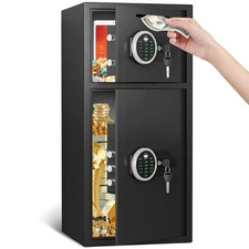 Extra Large Home Safe Box, Digital Home Security Safe Box With Deposit Slot