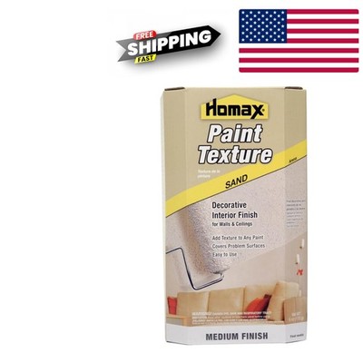 Roll On Paint Additive with Sand Texture for Wall Ceiling Finish 6 Ounce