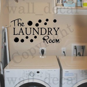 Laundry Room Vinyl Stunning The Laundry Room Vinyl Wall Decal Sticker Decor Quote Bubbles Wash Design Ideas Laundry Room Vinyl Delectable The Laundry Room Vinyl Wall Decal Sticker Decor Quote Bubbles Wash Design Inspiration