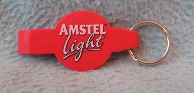 Amstel Light Beer Bottle Opener Keychain, Souvenir, Travel DK1