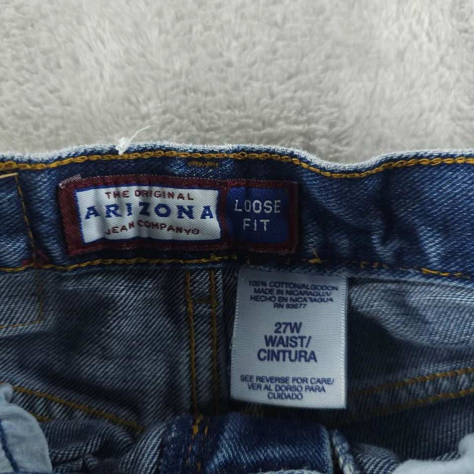 Pantalones Cortos de Denim Arizona para Mujer 27 Azul Algodón Bermudas Informales Aire Libre Caminata Foto 4 de 4