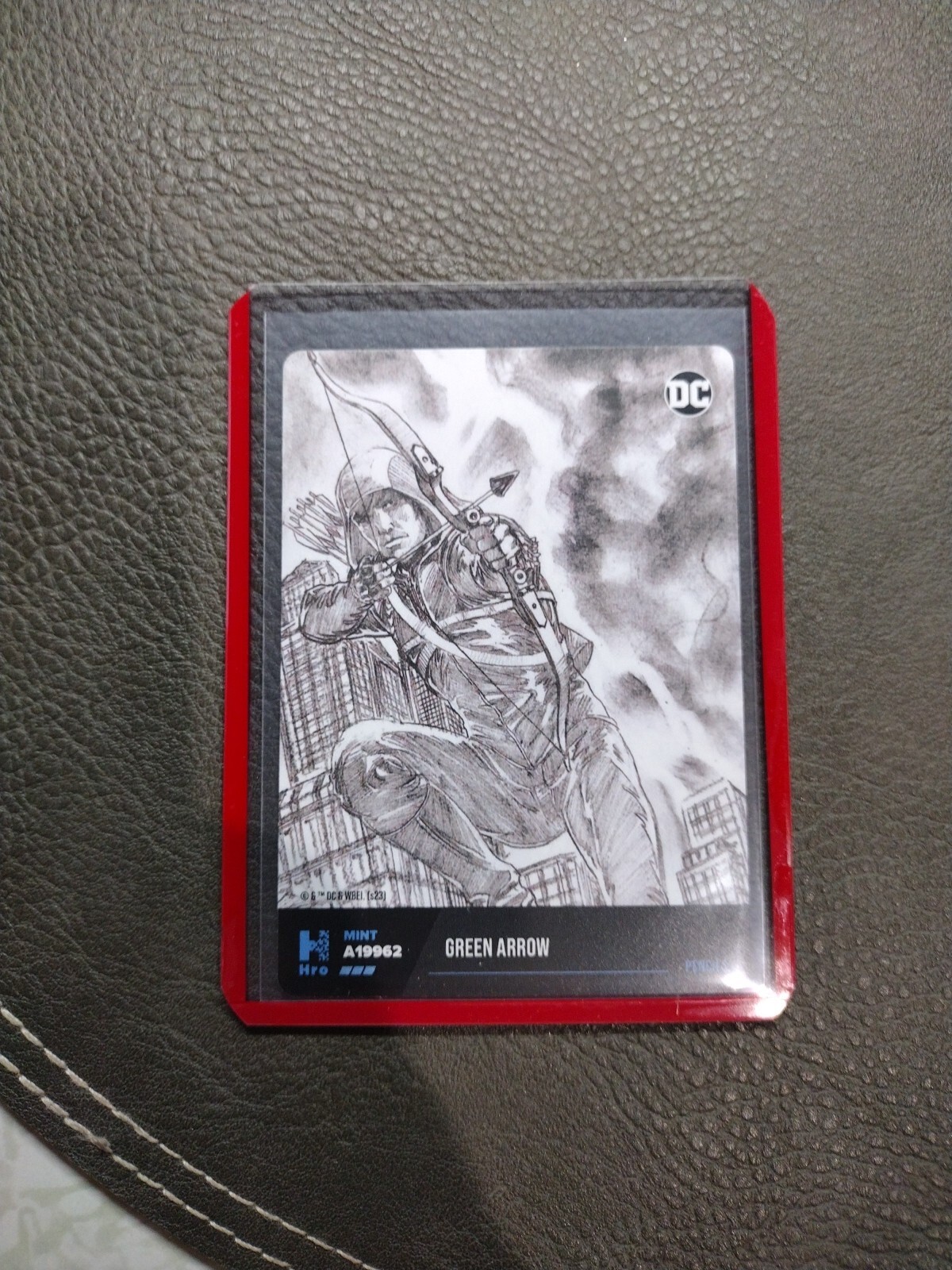 2023 DC Comics Green Arrow Pencils Shazam Trading Card Superior Edition-image