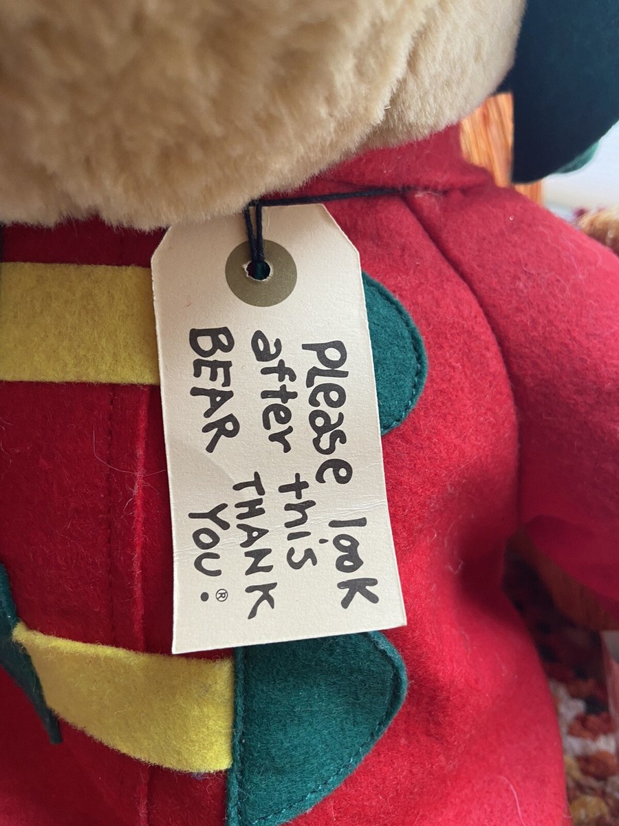 VINTAGE 1997 CHRISTMAS PADDINGTON BEAR ORIGINAL TAGS 16