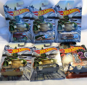 HOT WHEELS 2019 Kroger Exclusive HOLIDAY HOT RODS Full 6 Car Set Mint On Card 746775045081 | eBay