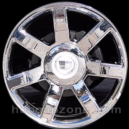 Chrome Wheel Center Caps For 2007-2014 Escalade Silver Crest 22" Rims - Set Of 4 Caps