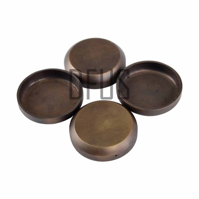 4x Solid Brass Antiqued Effect Cup Coasters 2 Carpet Floor