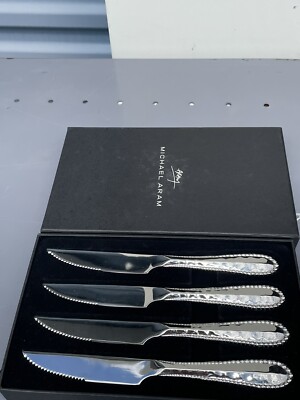 Michael Aram Molten Steak Knife Set Of 4 Open Box