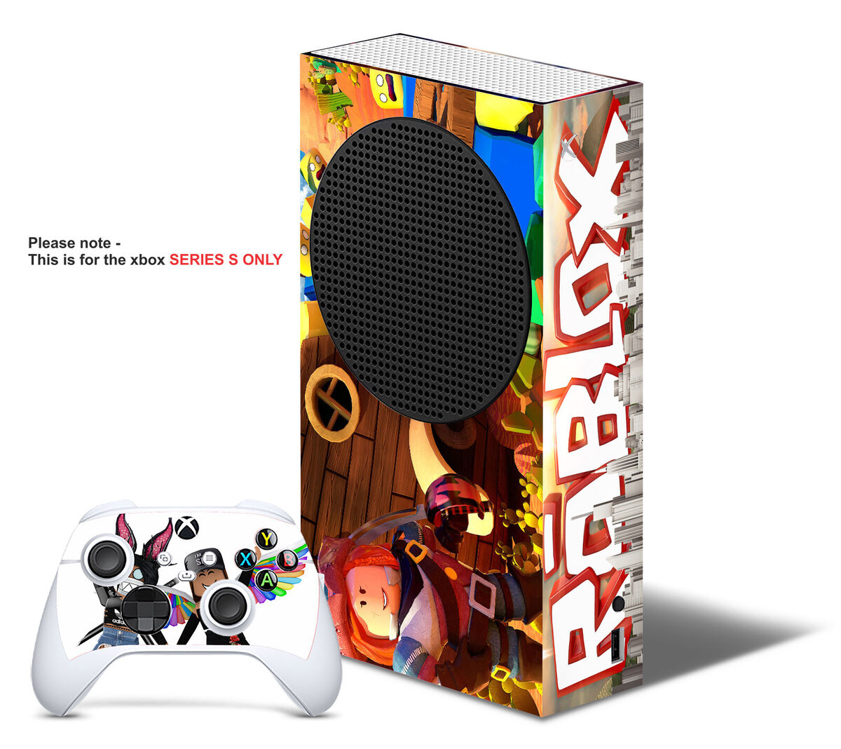 ROBLOX XBOX ONE S (SLIM) *TEXTURED VINYL ! * PROTECTIVE SKIN DECAL WRA –  NPRINTZ