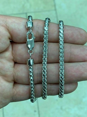 925 Sterling Silver Rhodium Plated 
