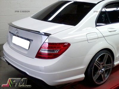 M-BENZ W204 C250 C300 C350 Sedan CARBON FIBER AMG Look Trunk Spoiler Wing 08-14