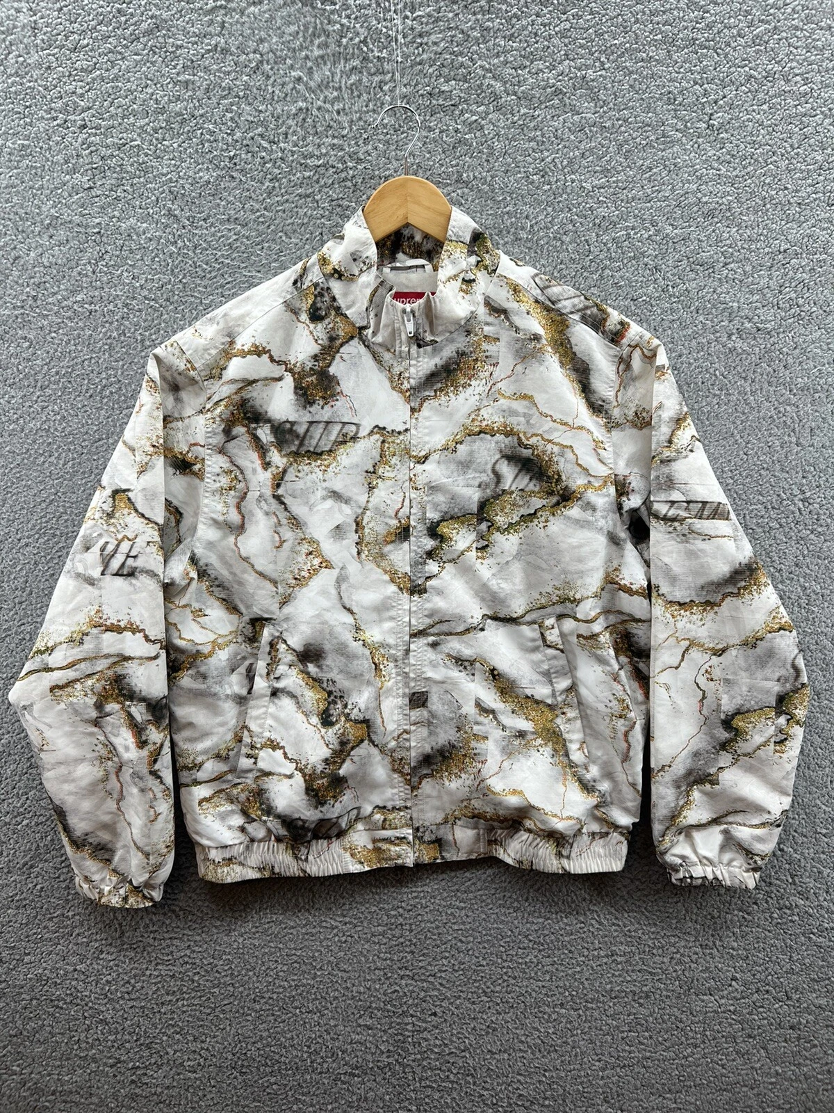 Veste de piste en marbre Supreme pour homme taille moyenne
