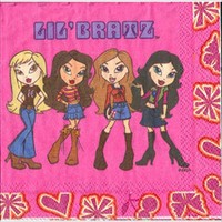 Lil Bratz Lunch Napkins (16) Birthday Party Supplies Dolls Dinner Serviettes Lil Bratz Lunch Napkins (16) Birthday Party Supplies Dolls Dinner Serviettes