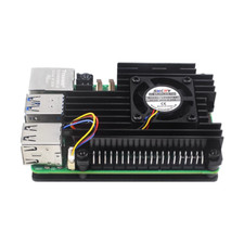 Raspberry Pi 5 Aluminum Alloy Case with Cooling Fan