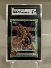 Jaylen Martin 2022-23  Topps Chrome Ote Aqua/Green Refr. /199 SGC 7