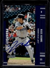 2005 Playoff Prestige #159 Autographed Russ Adams Trading Card