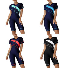 Womens Training Diving Quick-Dry Rashguard One Piece Swimwear Bodysuit Swimsuit
