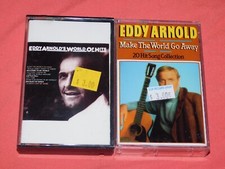 Eddy Arnold - Make the World Go Away World of Hits Cassette Tape Lot