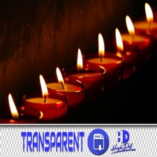 300 CANDLES TRANSPARENT PNG FILES PHOTOSHOP OVERLAYS BACKGROUNDS BACKDROPS